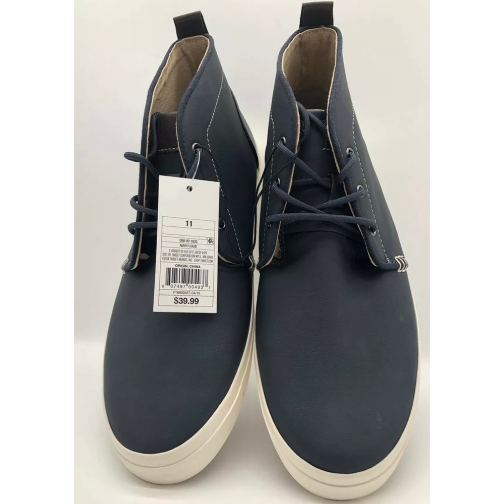 Goodfellow & Co Mens Navy Blue Louie Chukka Boots Size Us 11 NWT - Picture 3 of 9